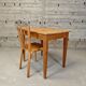 Side table/ desk in fir wood