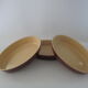 OVAL DISH CARAMEL BROWN - CASSEROLE EMILE HENRY - 26 x 17 CM - NEW (01 08 ) (CB4)