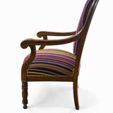 Antique carved wooden armchair, Louis-Philippe style