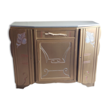 Restyled art deco storage side cabinet