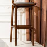 Solid wood bar stool