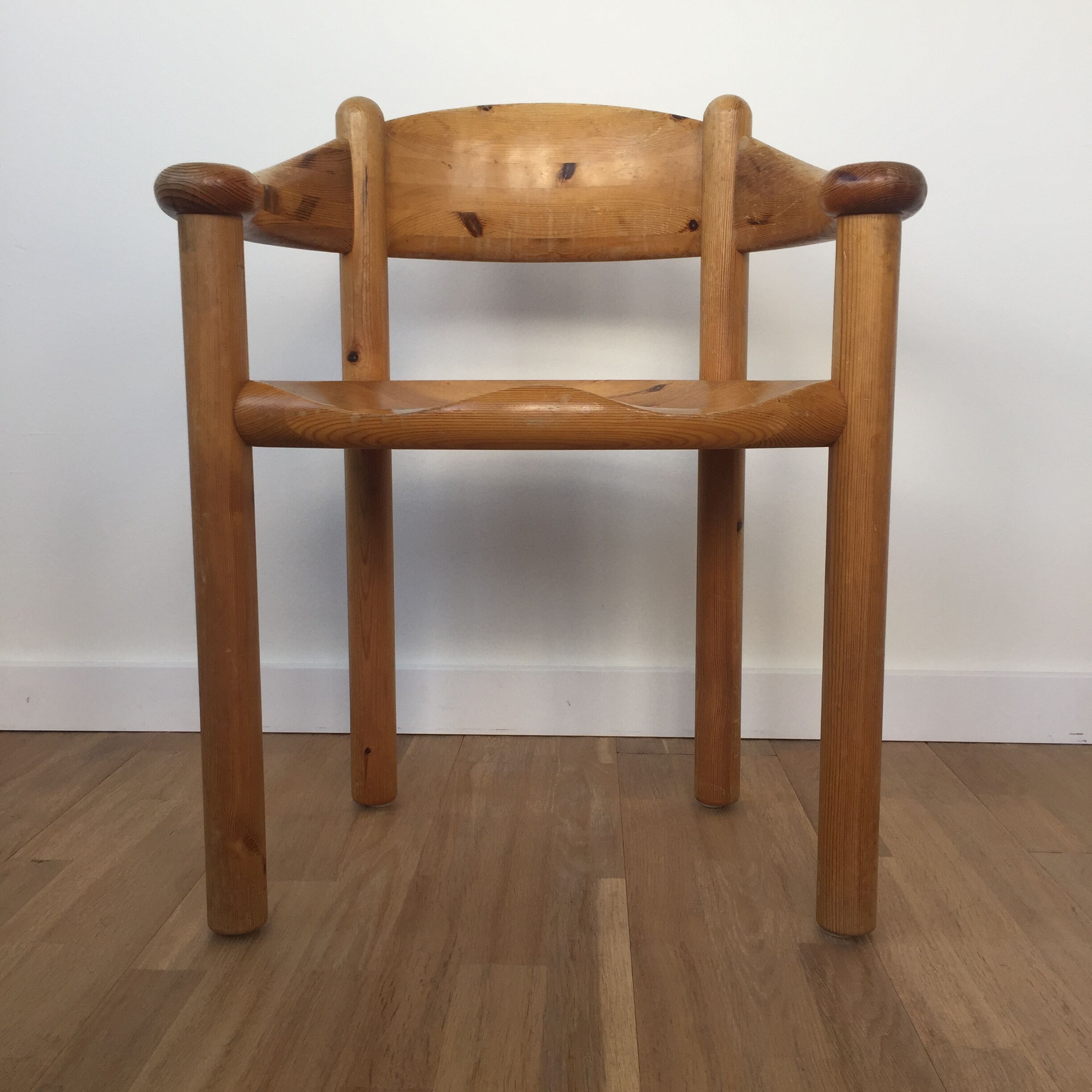 Set of 4 pine wood dining chairs by Rainer Daumiller ed. Hirtshals Savværk, 1970s