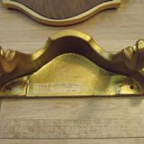 Vintage Ornate Gold Resin Wall-Mounted Mirror & Matching Console Table 5055