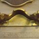 Vintage Ornate Gold Resin Wall-Mounted Mirror & Matching Console Table 5055