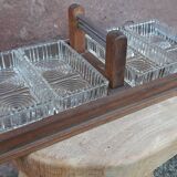 Art Deco ramekin holder, server or aperitif tray