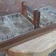 Art Deco ramekin holder, server or aperitif tray