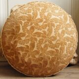 Antique velvet footstool/ottoman