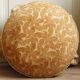 Antique velvet footstool/ottoman