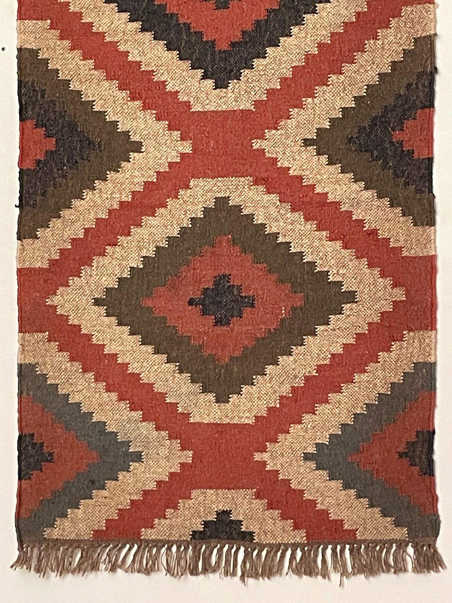 2.5 x 4 jute handwoven kilim runner carpet, rug, 75 x 120 cm