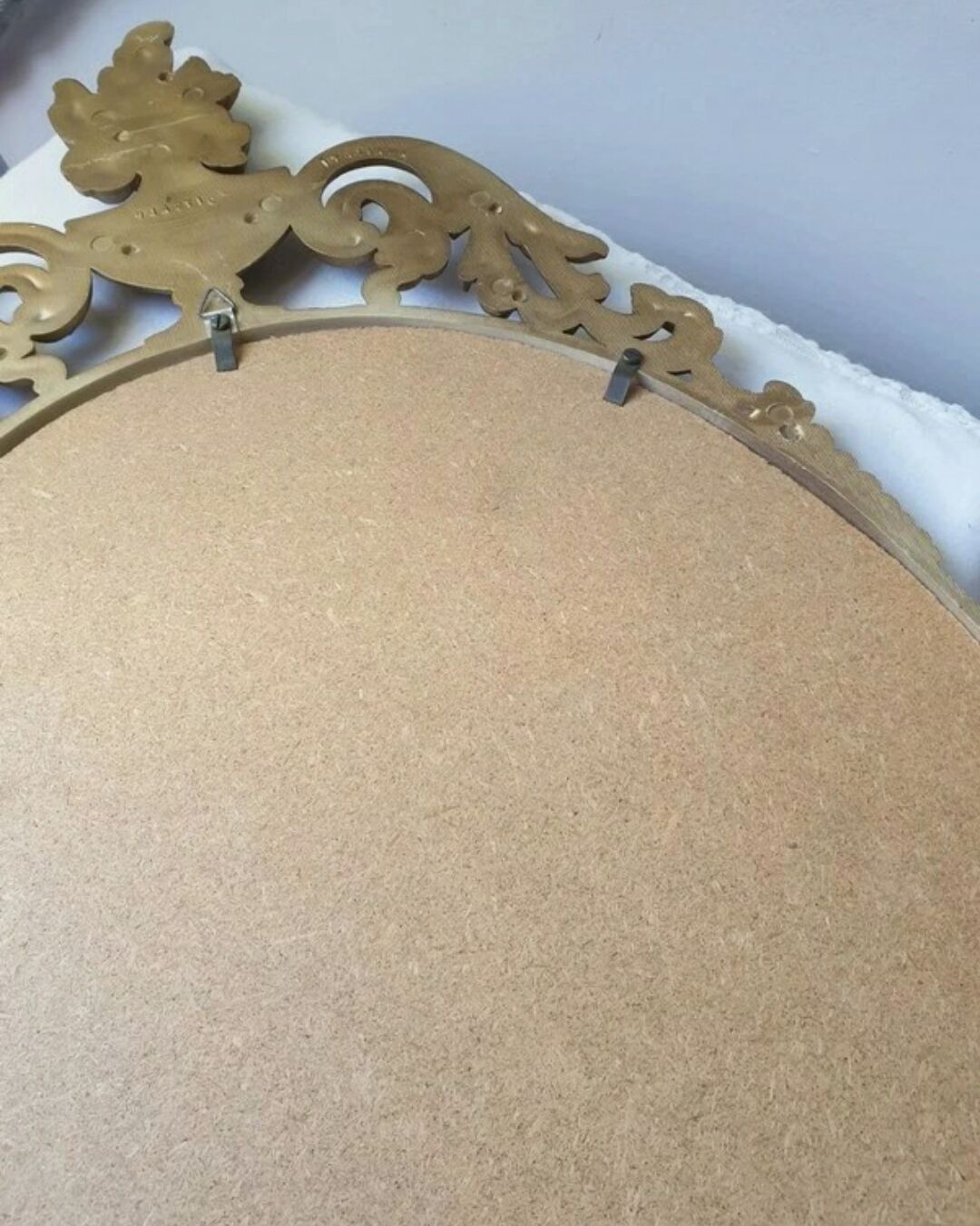Italian mirror Louis XVI style in gold resin