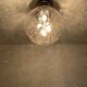 Large Ice Glass Flush Lamp by Doria
