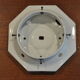 Vintage opaline and porcelain ceiling lamp