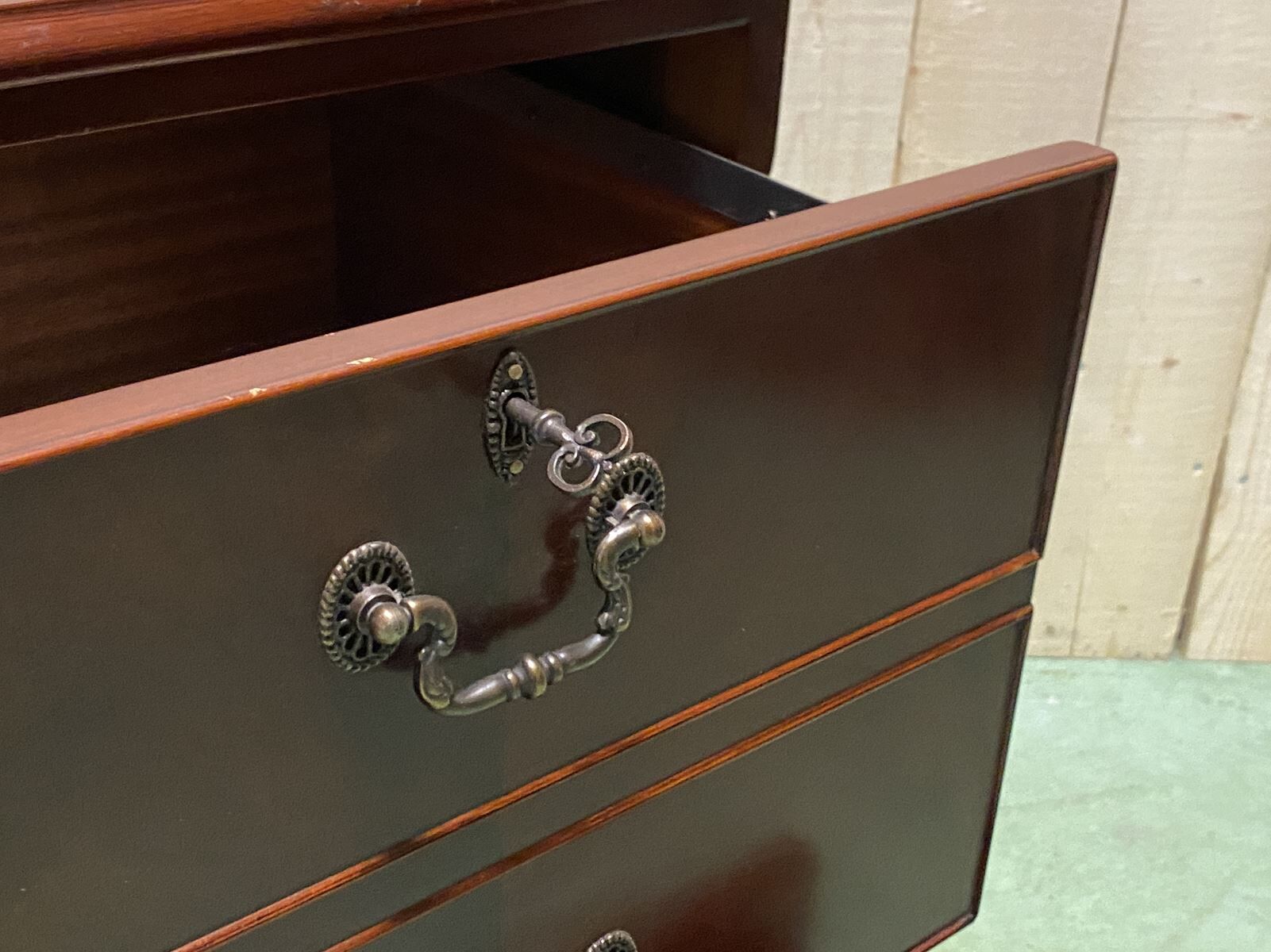 Mahogany filing cabinet 1950