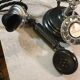 Wired English telephone bell in vintage Bakelite