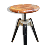 Industrial swivel stool plant table high model