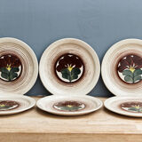 Set of 6 vintage dessert plates