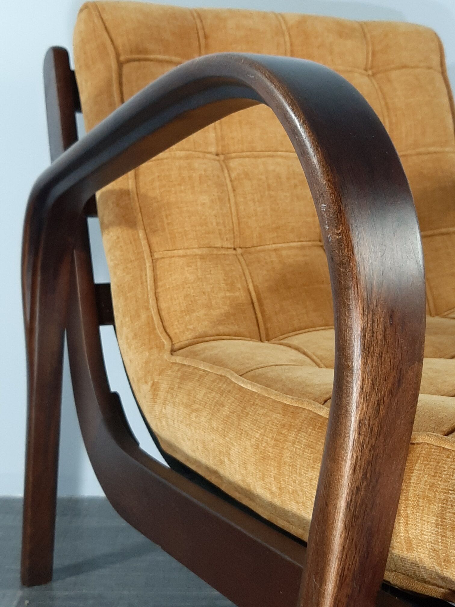 Paire de fauteuils Kropacek & Kozelka modernisme Tchèque 1947