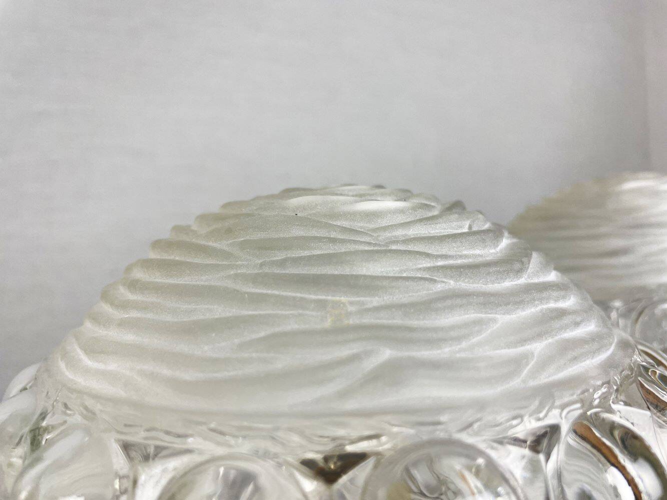 Pair Portuguese mid century wooden  table lamps