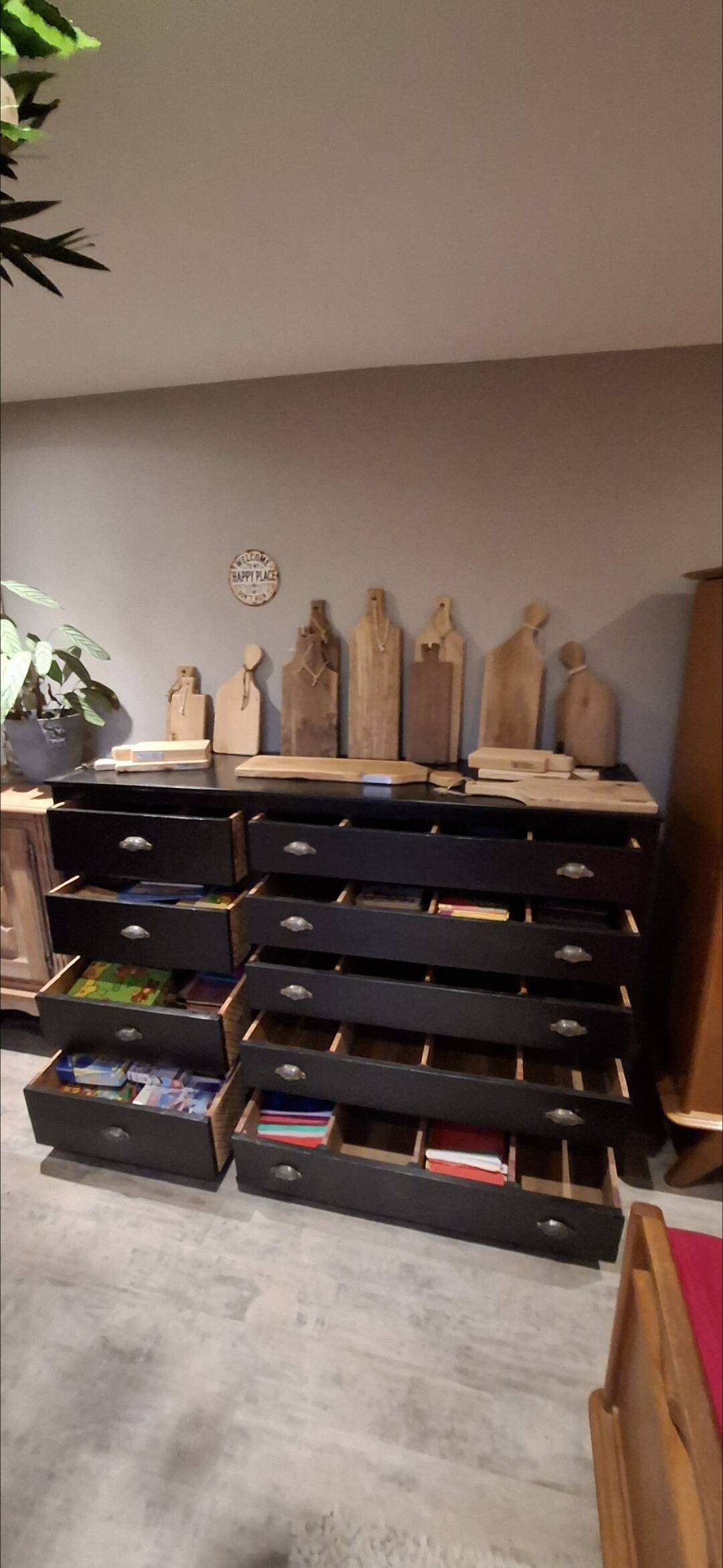 Renovated workshop furniture