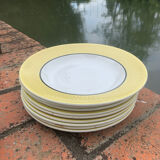 Yellow plates with relief Moulins des Loups - Orchies
