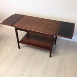 Danish extendable serving cart in palissander midcentury 1960s