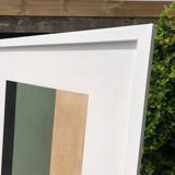 Set de 4 peintures abstraites