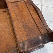 Louis XV style desk with 5 drawers and 2 shelves, late 19th century, 102x57cm
