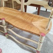Radassier bench and its footrest - Provençal