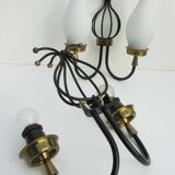 Set of 2 Italian vintage  wall light sconces in style Arredoluce/ Stilnovo
