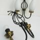 Set of 2 Italian vintage  wall light sconces in style Arredoluce/ Stilnovo
