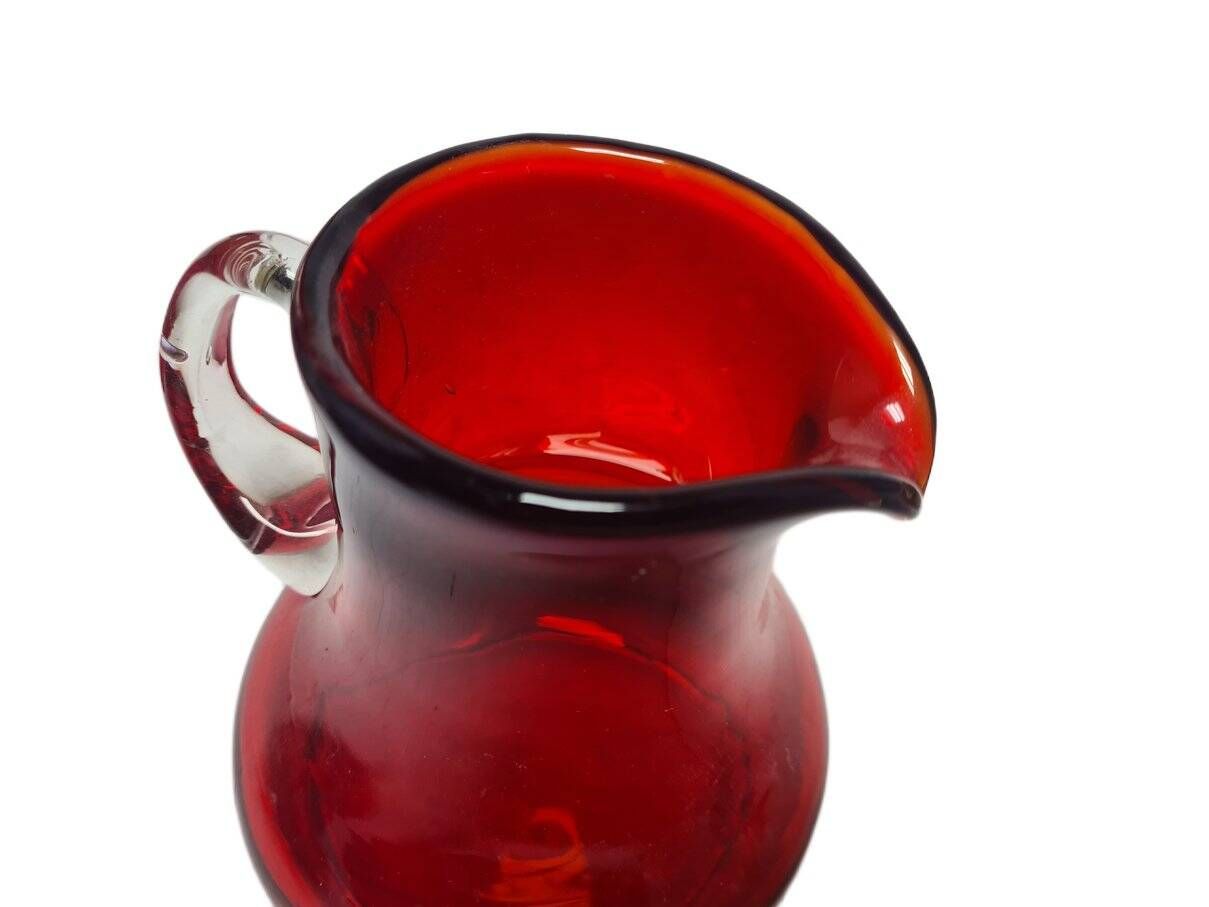 Postmodern jug from Tarnowiec Glassworks, Poland, 1970s