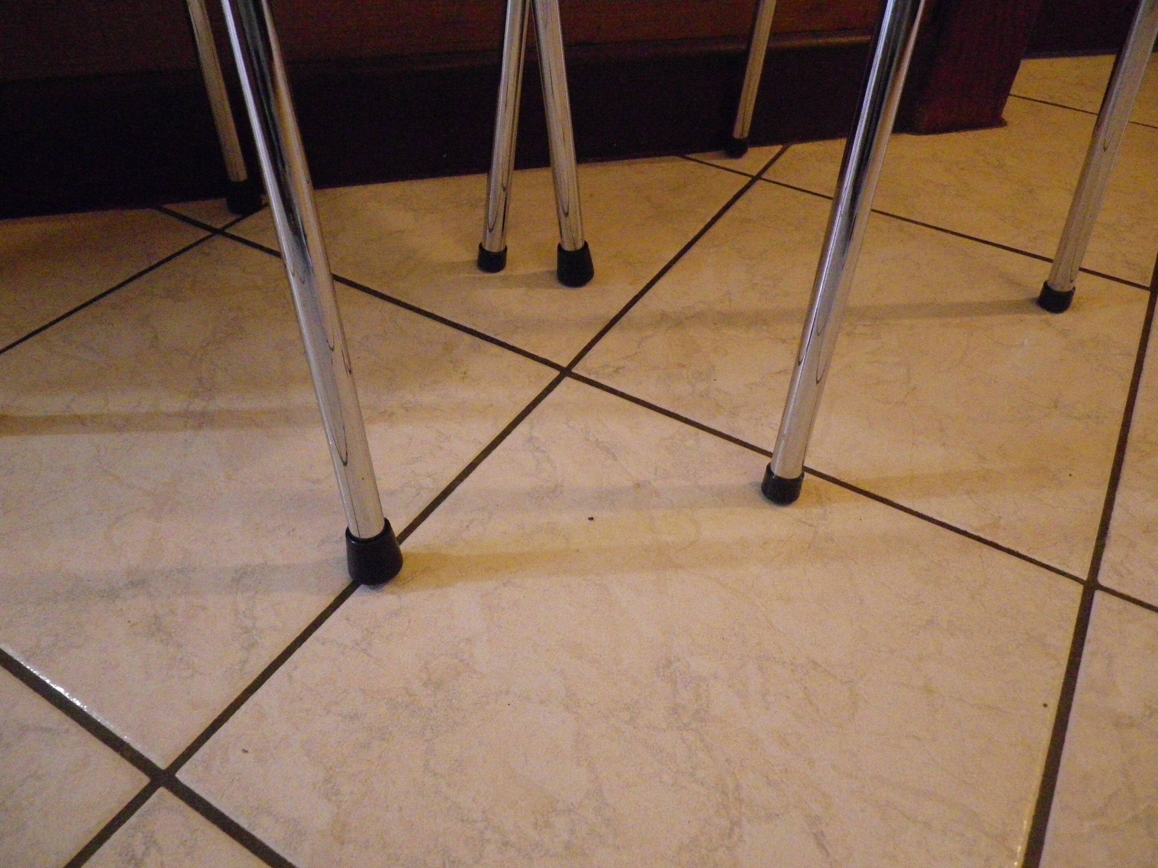 2 Scandinavian Style Stools in Formica and Chrome Steel, 1950s-60s