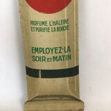Advertising cardboard in the form of toothpaste