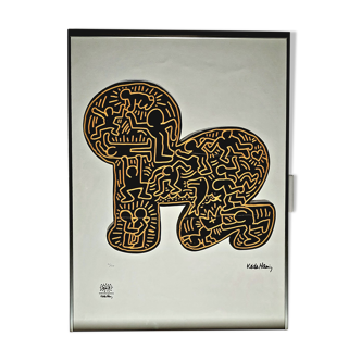 Sérigraphie Keith Haring vintage