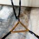 Vintage wrought iron tripod coffee table