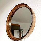 Round 40cm plexiglass mirror Gilac 1970
