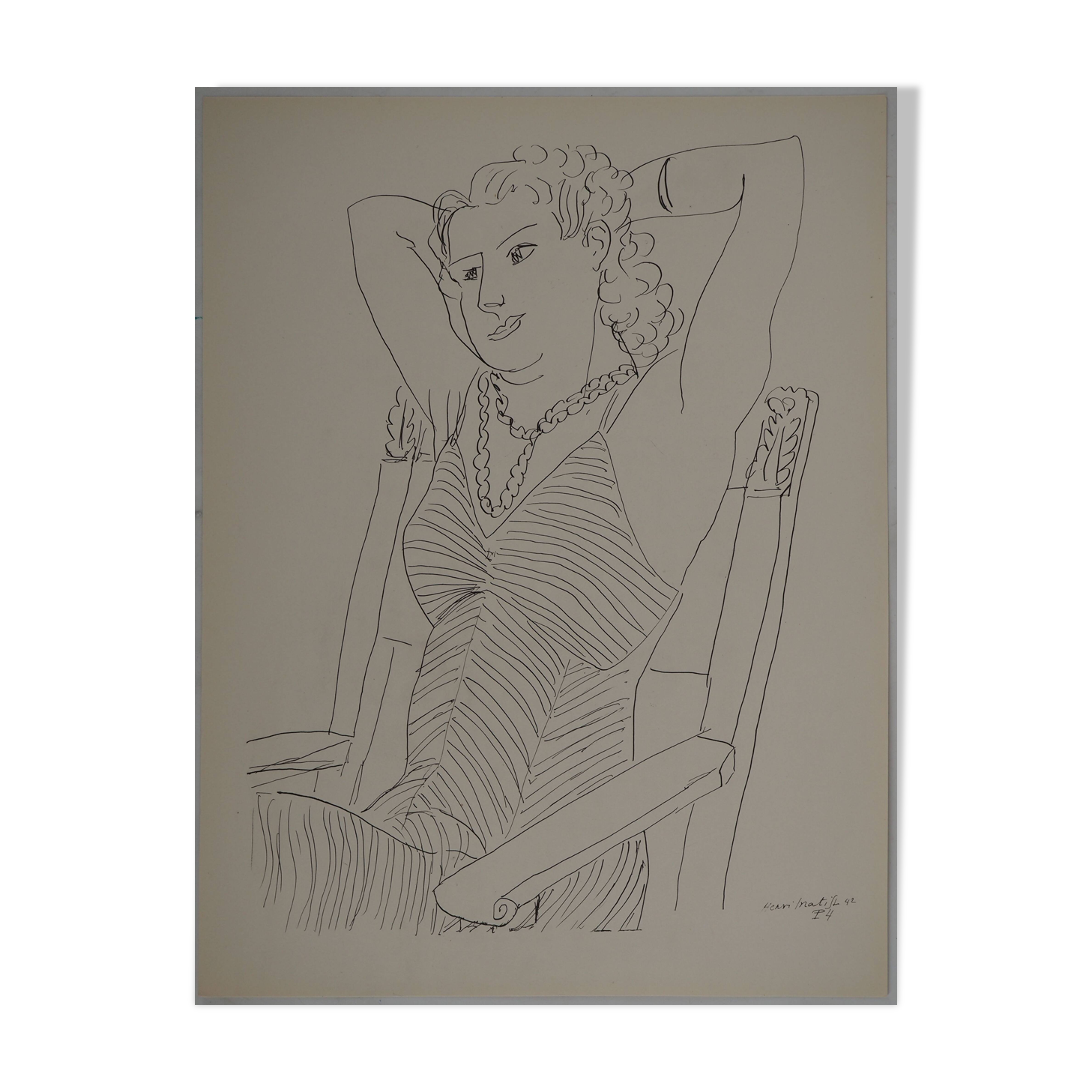 Henri Matisse: The Peaceful Muse, Signed Lithograph
