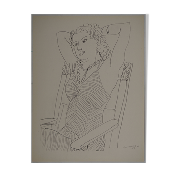 Henri Matisse: The Peaceful Muse, Signed Lithograph