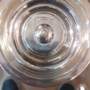 JEAN-EMILE PUIFORCAT - ART DECO CUP IN STERLING SILVER & VERMEIL MINERVE