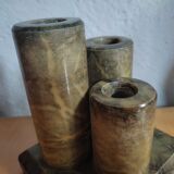 Stone candle holder