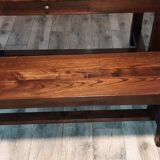 Farm table with bench