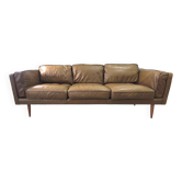 3-seater leather sofa