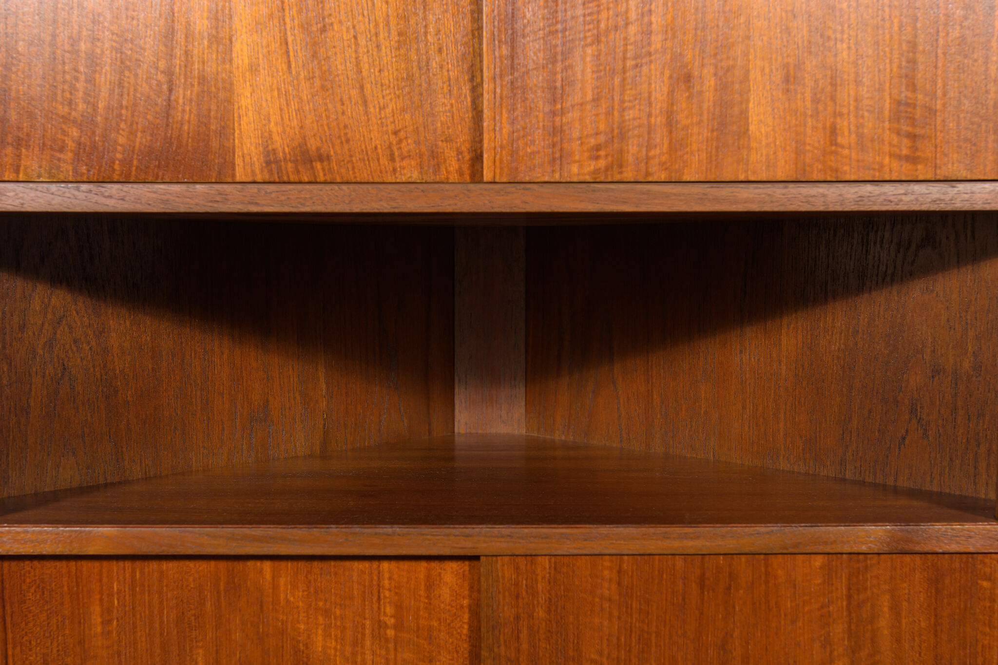 Mid-Century Modern Teak Corner Cabinet, 1960s