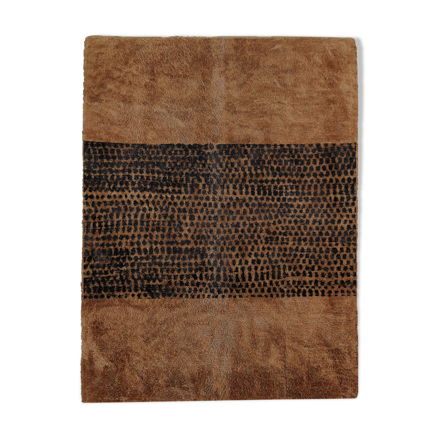 Modern Moroccan carpet brown