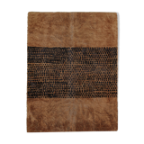 Tapis marocain moderne marron
