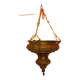 Chandelier / sanctuary lamp / church pendant light / copper and bronze censer