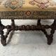 Paire de fauteuils de style Louis XIII a haut dossiers plats XX siècle