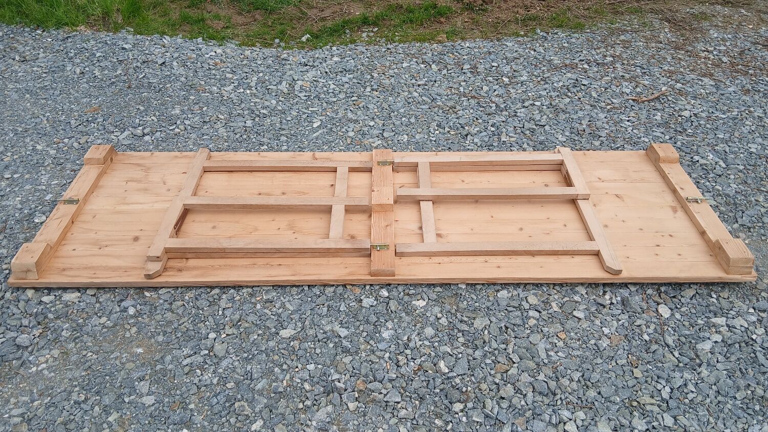 Table de ferme pliante 250 cm, 8/10 personnes