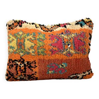 Housse de coussin berbère marocain vintage Boujaad 60x40cm