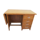 Desk oak vintage style english drawer and extension